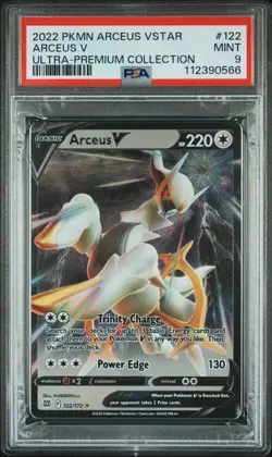 Pokemon METAL Arceus VSTAR Ultra Premium Collection UPC 122 Arceus V PSA 9 MINT - Image 1