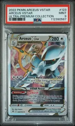 Pokemon METAL UPC Ultra Premium Collection UPC 123 Arceus VSTAR PSA 9 MINT - Image 1