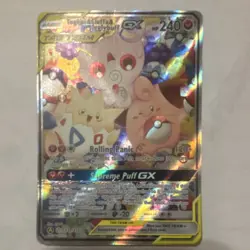 Pokemon Togepi & Cleffa & Igglybuff GX 143A/236 Alternate Art Holo TAG TEAM - Image 1