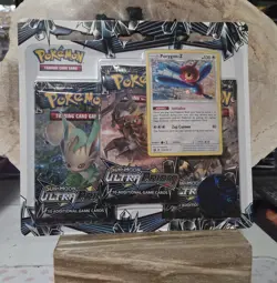 Pokemon Sun And Moon Ultra Prism 3-Pack Blister Factory Sealed - Image 1