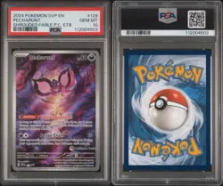 2024 POKEMON SHROUDED FABLE POKEMON CENTER ETB PROMO SVP #129 PECHARUNT PSA 10 - Image 3