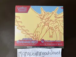SEALED Pokemon Paradox Rift Elite Trainer Box Pokemon Center Exclusive Set of 2 - Image 3