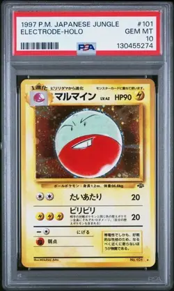 Pokemon PSA 10 Electrode #101 Holo Jungle 1997 Japanese - Image 1