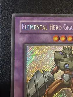 Yugioh Elemental Hero Grand Neos CT04-EN001 Limited Edition Secret Rare LP - Image 2