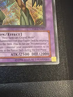 Yugioh Elemental Hero Grand Neos CT04-EN001 Limited Edition Secret Rare LP - Image 4