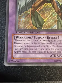 Yugioh Elemental Hero Grand Neos CT04-EN001 Limited Edition Secret Rare LP - Image 5