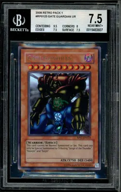 Gate Guardian RP01-EN023 Original Ultra Rare Yugioh Bgs 7.5 Silver *607 - Image 1