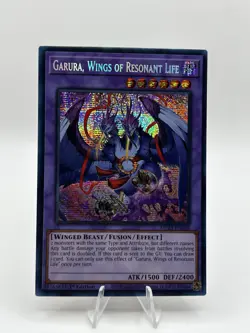 Garura Wings of Resonant Life MP23-EN148 1st ed NM Prismatic Secret Rare YUGIOH - Image 1