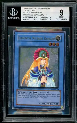 Elemental Mistress Doriado TLM-EN034 Ultimate Rare 1st Edition Yugioh Bgs 9 *379 - Image 1