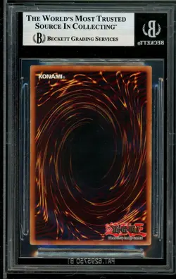 Dark Hole LOB-052 Super Rare 1st Edition GLOSSY Yugioh Bgs 7.5 Silver *658 - Image 2