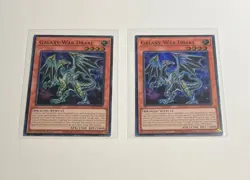 2x Yu-Gi-Oh! Galaxy War Drake #DUAD-EN097 Super Rare 1st Edition (NM) - Image 1