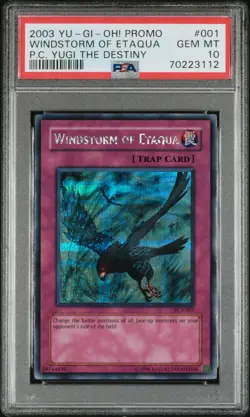 Windstorm Of Etaqua PCY-001 Secret Rare Promo Yugioh PSA 10 *112 - Image 1