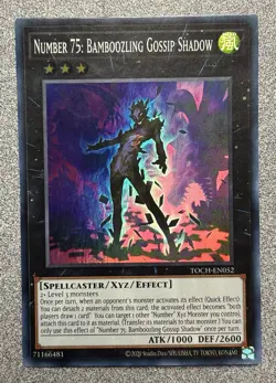 Number 75: Bamboozling Gossip Shadow TOCH-EN052 Super Rare Unlimited NM - Image 1