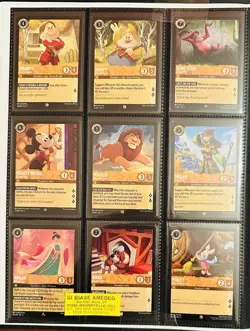 COMPLETE Non-Foil set of Disney Lorcana CHAPTER 2 TCG 204/204 Rise of floodborn - Image 2