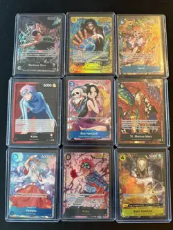 One Piece Card Lot NM Top Loaded 40 Cards English Nami, Boa, Zoro, Luffy - Image 1