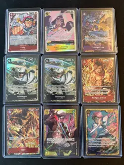One Piece Card Lot NM Top Loaded 40 Cards English Nami, Boa, Zoro, Luffy - Image 3