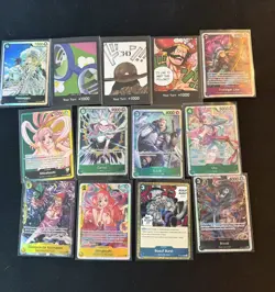 One Piece Card Lot NM Top Loaded 40 Cards English Nami, Boa, Zoro, Luffy - Image 4