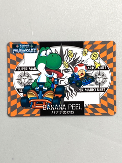 Yoshi - 19 - Super Mario Kart - Nintendo Banpresto Card Vintage - Image 1