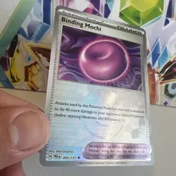 Binding Mochi 095/131 Pokeball Reverse Holo Prismatic Evolutions Pokemon Card NM - Image 1