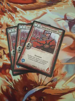 Shield Wall Knight x 3 | Warlord Saga of the Storm CCG | Staple Cards - Image 1