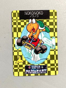 Koopa Troopa - 13 - Super Mario Kart - Nintendo Banpresto Card Vintage - Image 1
