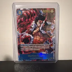 Bandai One Piece Card Game Monkey D. Luffy OP11-118 Foil Alt Art Secret Rare - Image 1