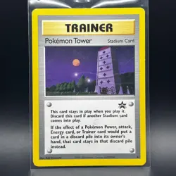 Pokemon Tower #42 Black Star Promo Trainer WOTC Pokemon Card - Image 1