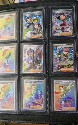 Pokemon GOLDS, RAINBOWS & TRAINERS 130 CARD LOT NM - Image 1