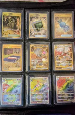 Pokemon GOLDS, RAINBOWS & TRAINERS 130 CARD LOT NM - Image 3