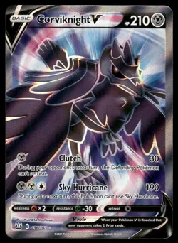 Pokemon Cards Corviknight V 156/163 Battle Styles Rare Ultra NM - Image 1