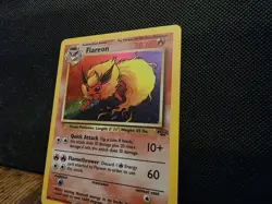 Pokemon TCG Jungle 1999 Flareon Holo Card 3/64 NM/LP - Image 4