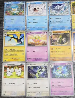 McDonalds 2023 Pokemon Scarlet & Violet Trading Cards Bundle Incomplete 13/15 NM - Image 2