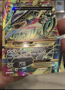 M Rayquaza EX Shiny Full Art Holo Card 98/98 XY-Ancient Origins 2015 NM+ - Image 1