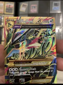 M Rayquaza EX Shiny Full Art Holo Card 98/98 XY-Ancient Origins 2015 NM+ - Image 2
