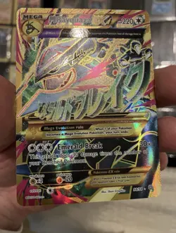 M Rayquaza EX Shiny Full Art Holo Card 98/98 XY-Ancient Origins 2015 NM+ - Image 3