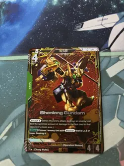 Shenlong Gundam GD01-029 R+ Newtype Rising Gundam Card Game NM! - Image 1