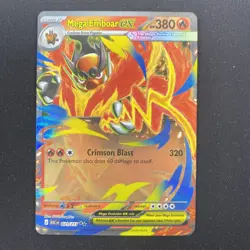 Mega Emboar ex - 031/217 - Ascended Heroes - Double Rare Pokemon TCG Card - Image 1