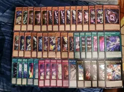 Yugioh 48 Card Bystial Tachyon Deck Core Infinity Dragon Galaxy Soldier Astral - Image 1