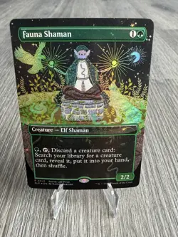 Fauna Shaman - Borderless FOIL - (SLP) Secret Lair Showdown - NM - Image 1