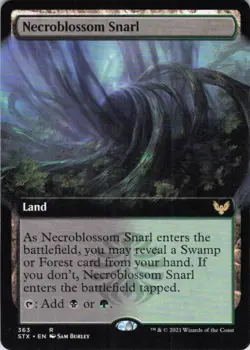 MTG Necroblossom Snarl (Extended) (363) | NM | Strixhaven: School of Mages {STX} - Image 1