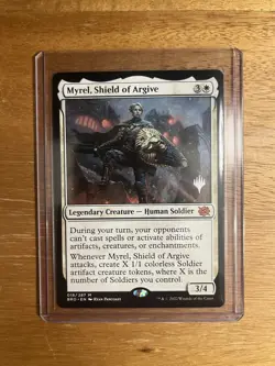 Myrel, Shield of Argive Promo Pack: the Brothers' War Regular - Image 1