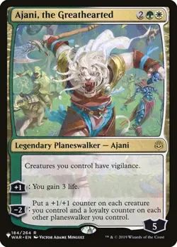 Ajani, the Greathearted The List NM MTG - Image 1