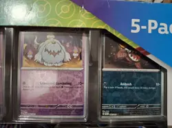 Pokemon TCG -PALDEAN FATES - 5 pack Sealed - With PROMO ERRORS - Image 3
