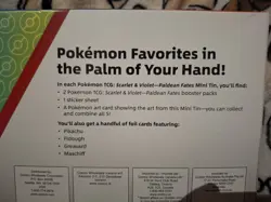 Pokemon TCG -PALDEAN FATES - 5 pack Sealed - With PROMO ERRORS - Image 5