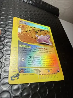 Pokemon Card Ditto Skyridge Holo Reverse 051 51 144 WOTC E-Reader - Image 2