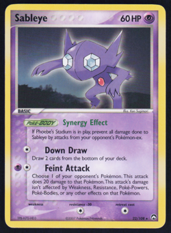Sableye 22/108 Pokemon EX Power Keepers English Rare - Image 2