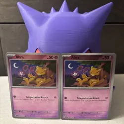 2x Pokemon TCG Mega Evolution - Abra 054/132 Reverse Holo - Image 1