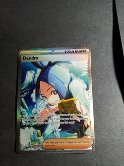 Pokemon Paldea Evolved Dendra 266/193 SIR Full Art Trainer - Image 1