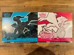 Pokemon Black Bolt and White Flare Pokemon Center ETB Factory Sealed - Image 1