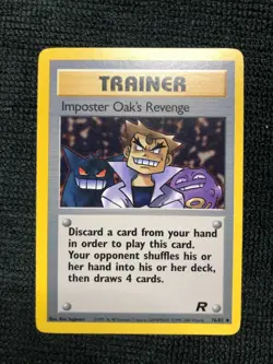 1999 Pokemon Trainer Imposter Oaks Revenge Free Shipping! - Image 1